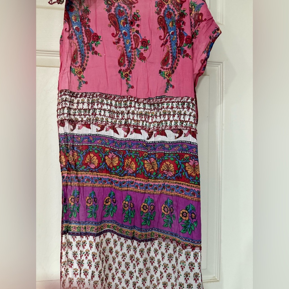 Pink and Purple Paisley Scarf